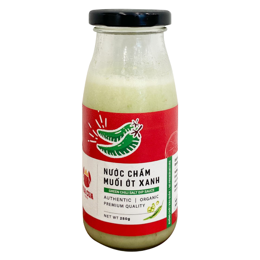 Muối ớt xanh Vua Cua food - chấm hải sản siêu ngon
