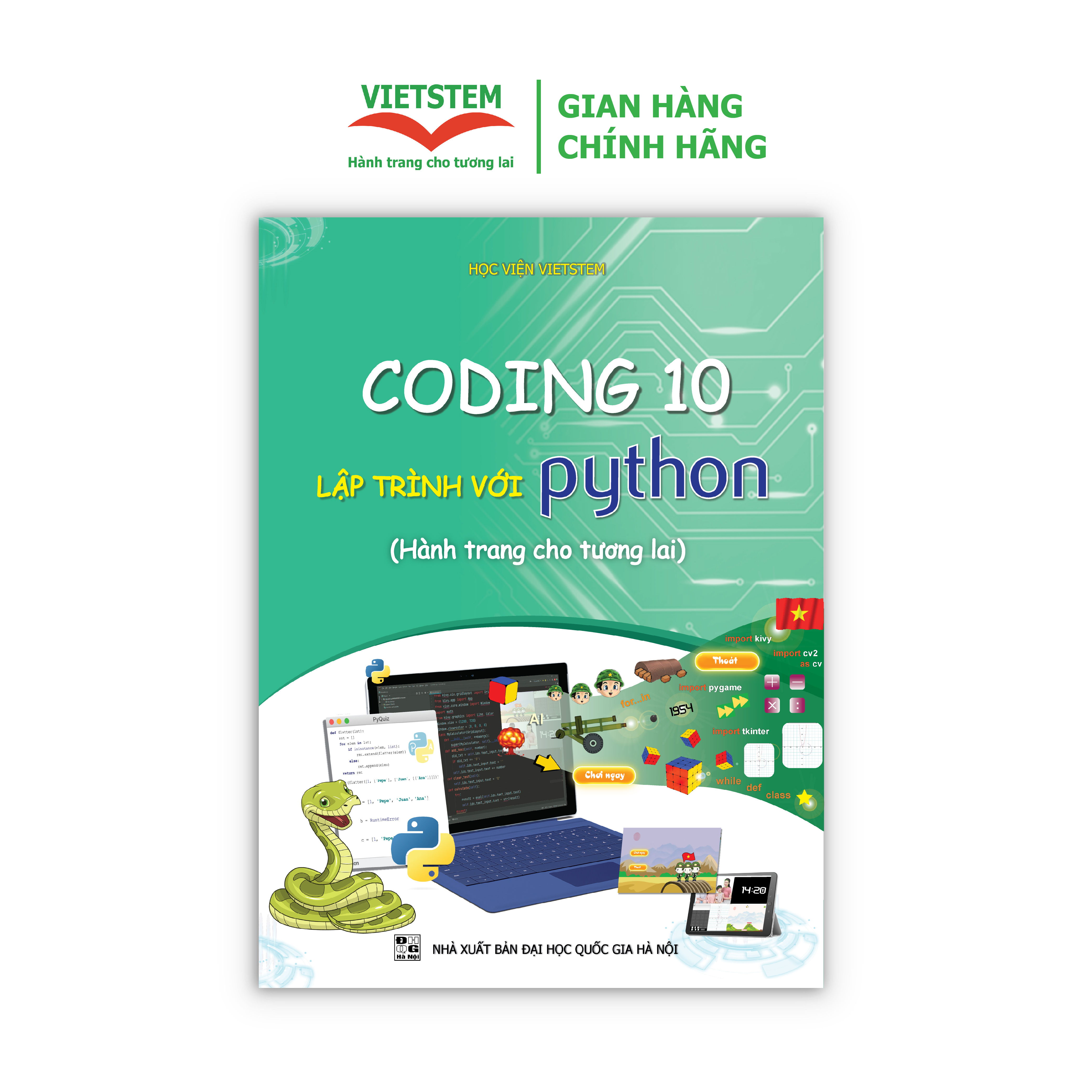Sách Coding 10 lập trình với Python