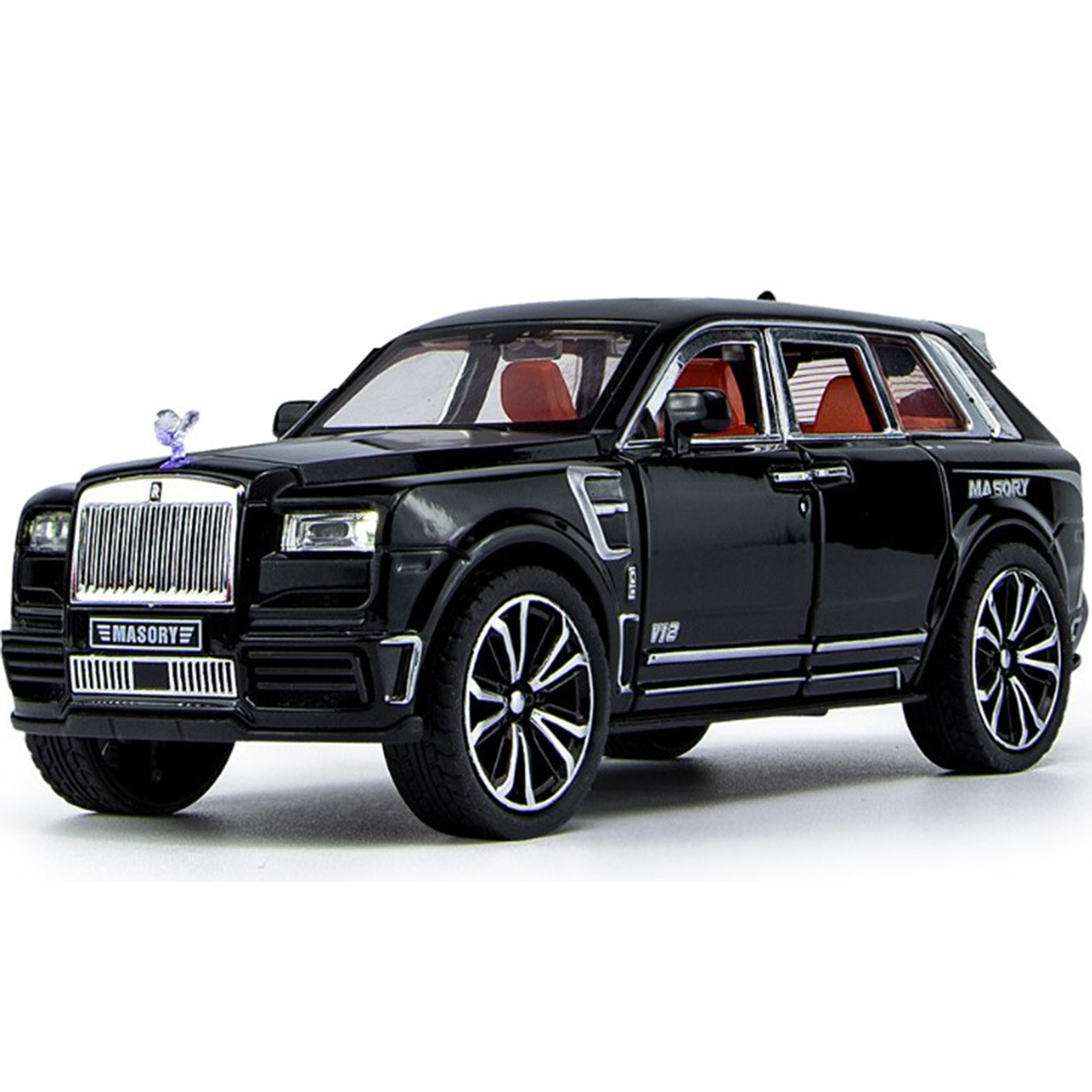Mô hình xe Rolls Royce Cullinan Mansory tỷ lệ 1:32 có đèn nhạc
