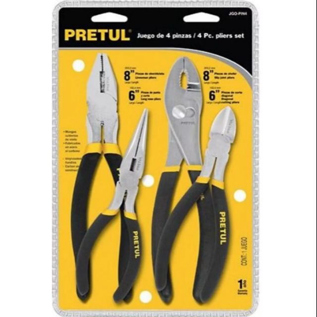 Bộ kềm 4 chi tiếtpretul - 22970 jgo-pin4