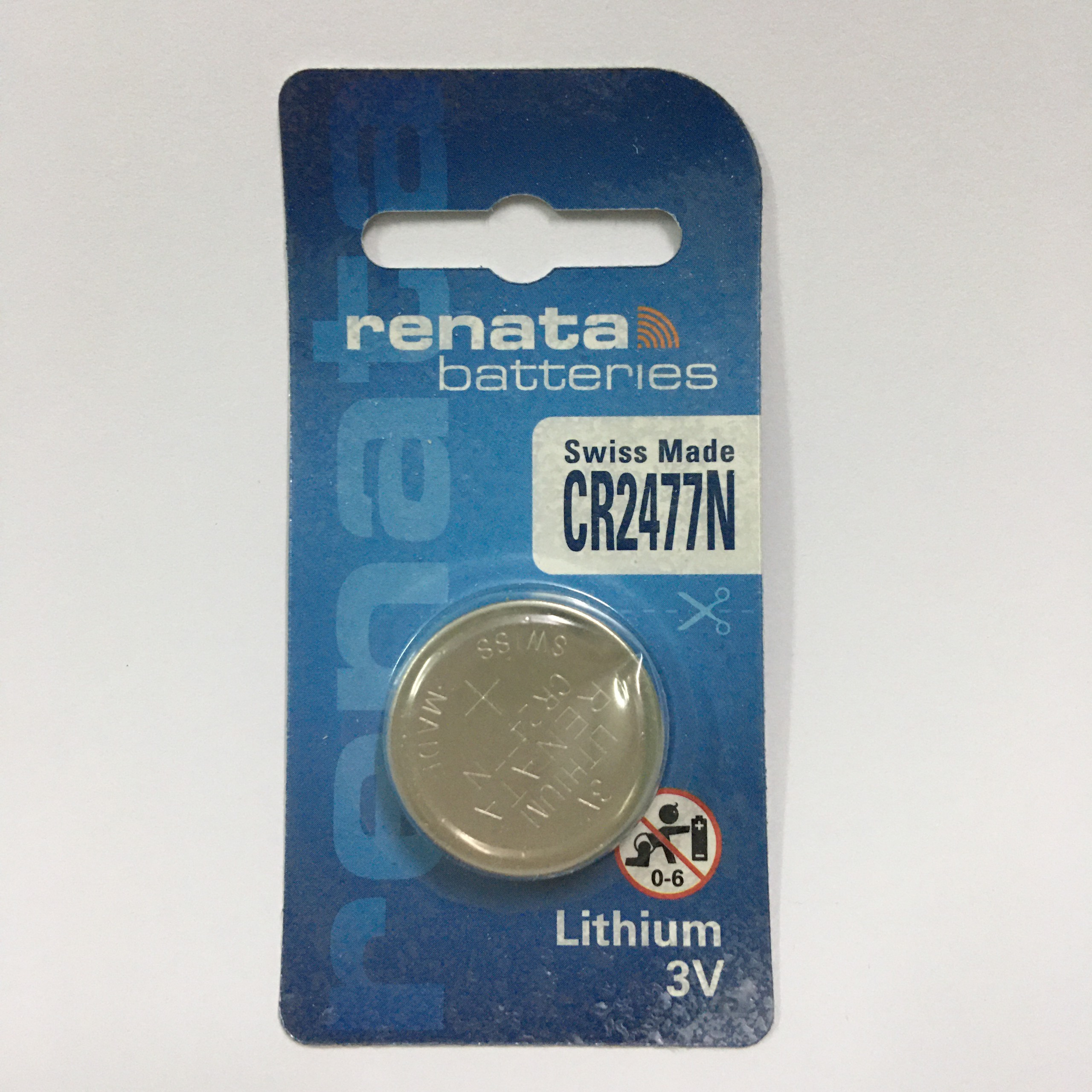 Pin cr2477 renata lihtium 3v vỉ 1 viên made in swiss