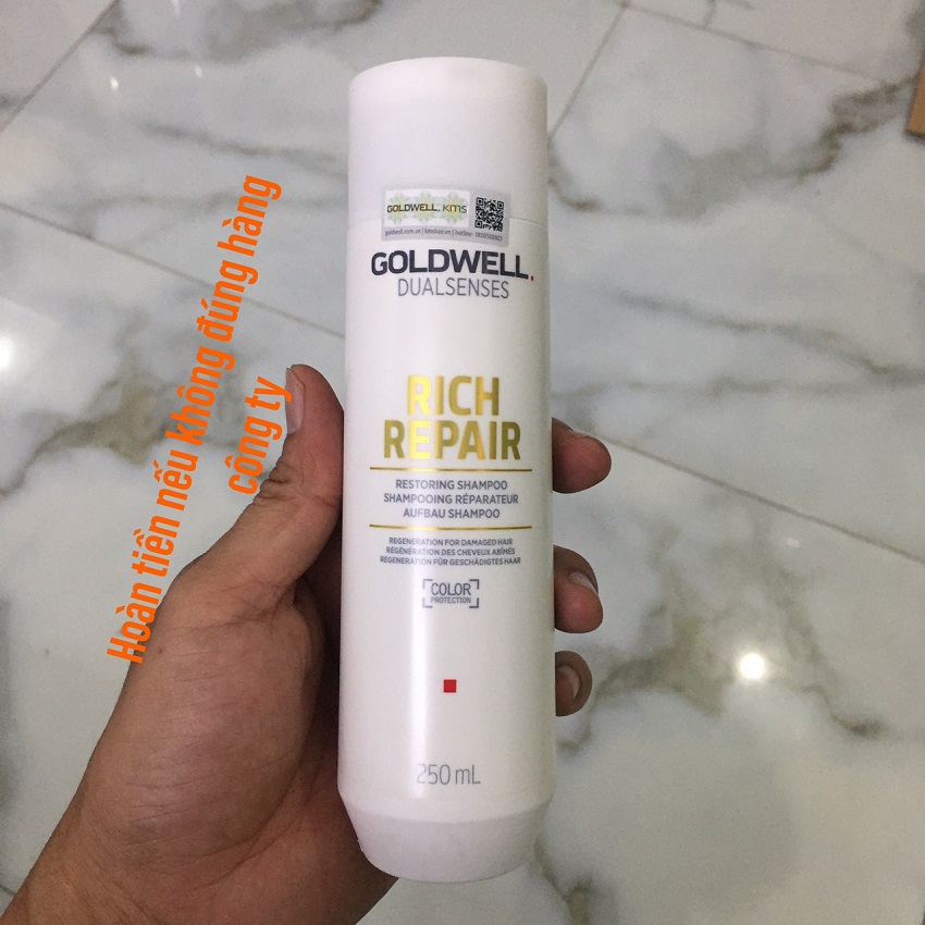 [HCM]Dầu gội Goldwell Dualsenses Rich Repair Đức chăm sóc tóc hư tổn 250ml
