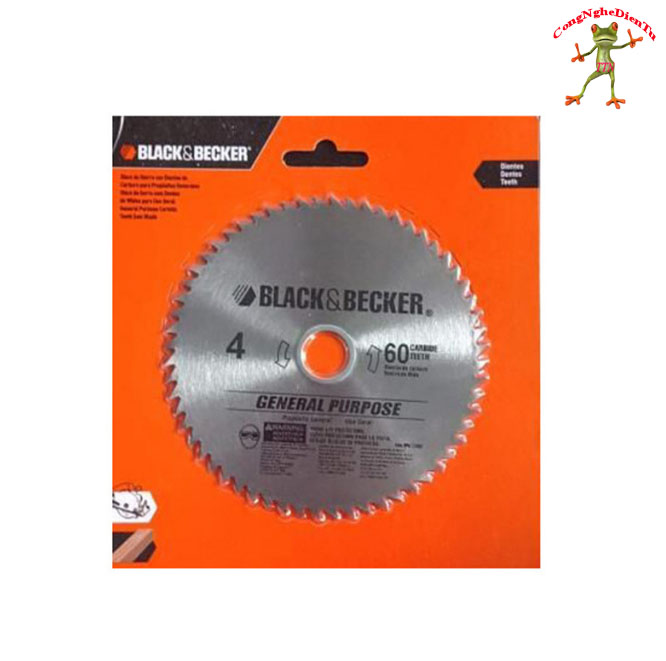 Đĩa cưa cắt gỗ răng mịn 60 răng 100mm 4inh - lỗ đĩa 16 và 20mm