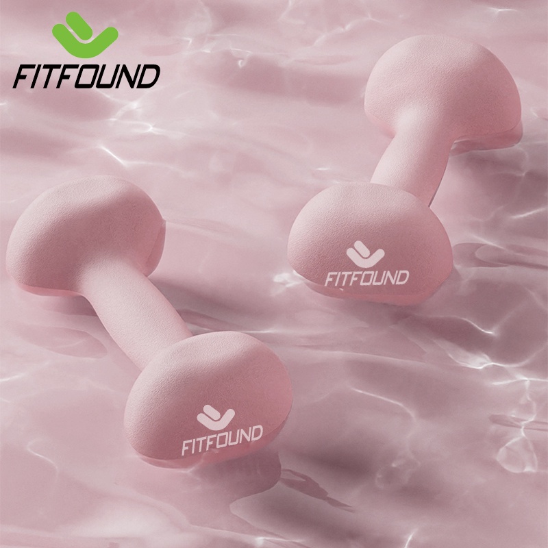 Dumbbells - Tạ Tay Nữ Loại 1Kg Gang Bọc Cao Su Dụng Cụ Tập Gym Yoga Pilates Thể Dục Tại Nhà