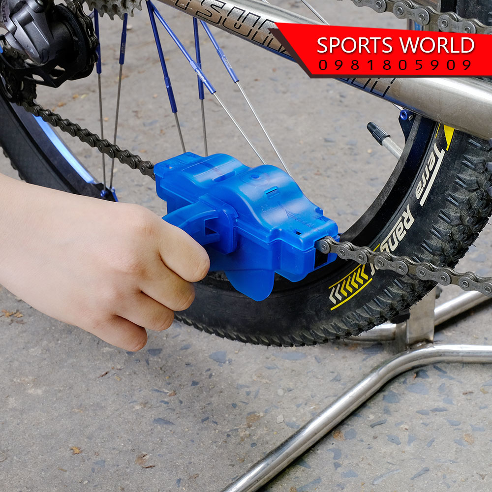 [HCM]Hộp rữa sên vệ sinh sên xích xe đạp cầm tay - SPORTS WORLD