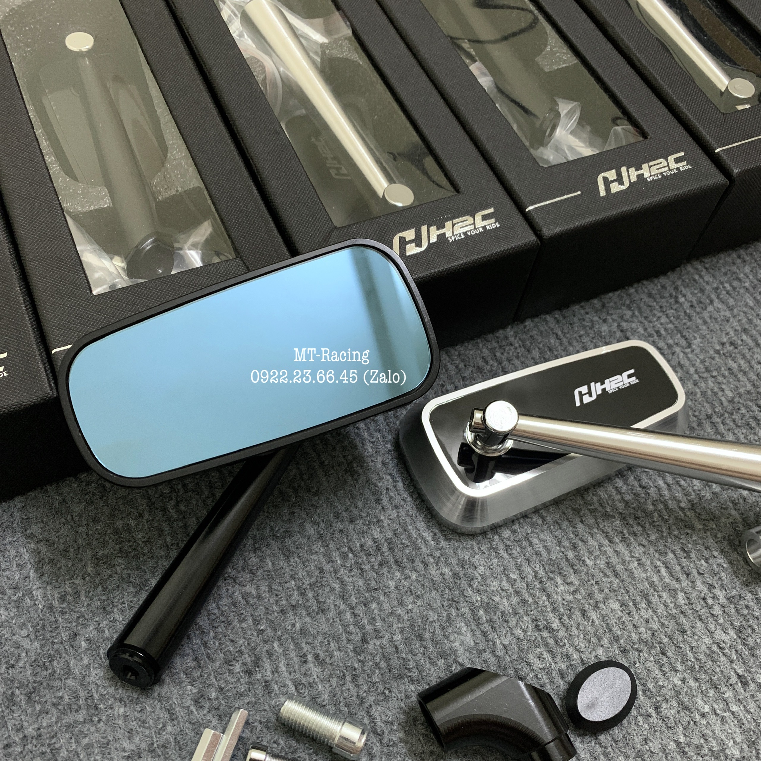 Gương (Kính) H2C Loại 1 Nhôm Cnc Gắn Nhiều Dòng Xe