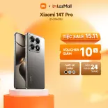 Điện thoại thông minh Xiaomi 14T Pro (12+512GB) | Light Fusion 900 | MD 9300+ | Pin 5000mAh
