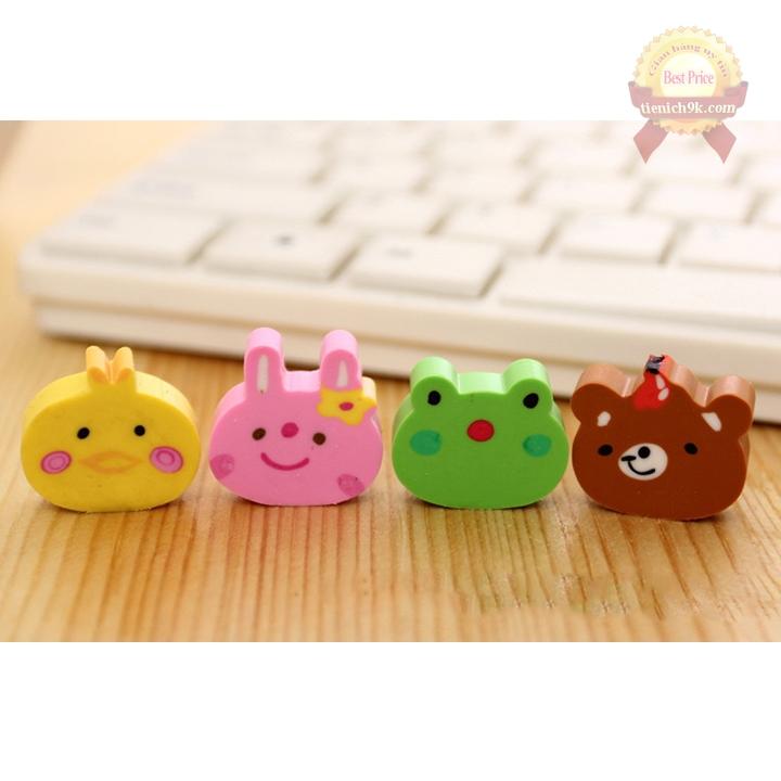 Combo 4 Gôm Tẩy bút chì hình con vật dễ thương – Hàn Quốc