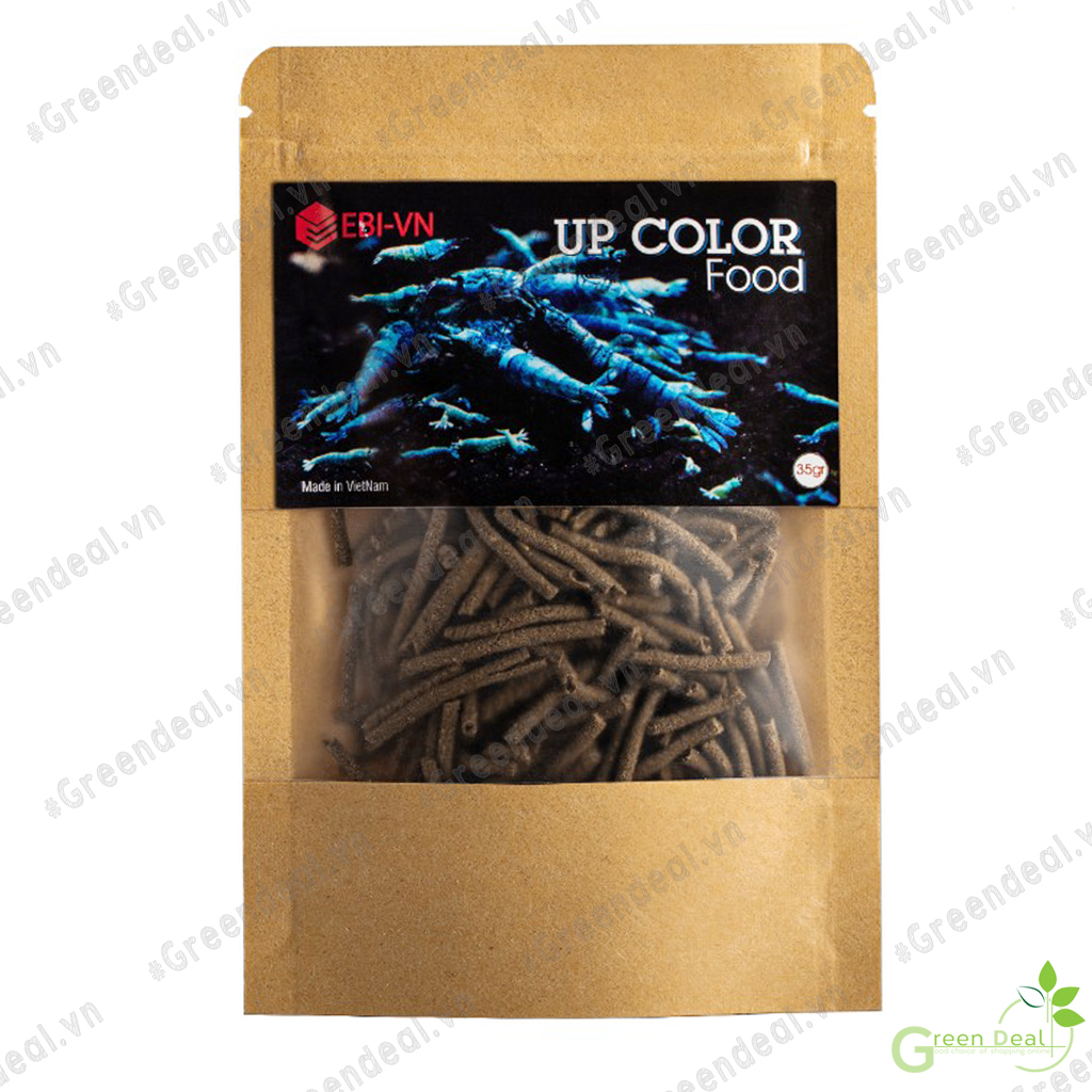 EBI VN - Up Color Food (Túi 35 gram) | Thức ăn kích thích lên màu sắc cho tép cảnh thủy sinh
