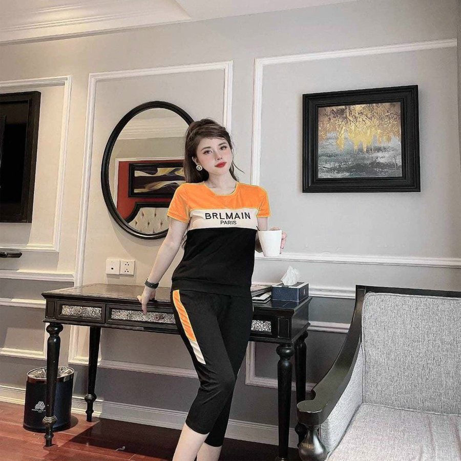 Đồ bộ mặc nhà, set bộ thun lửng, set bộ ngố chất cotton co giản mặc nhà dễ thương form rộng thoải mái bigsize tới 85kg