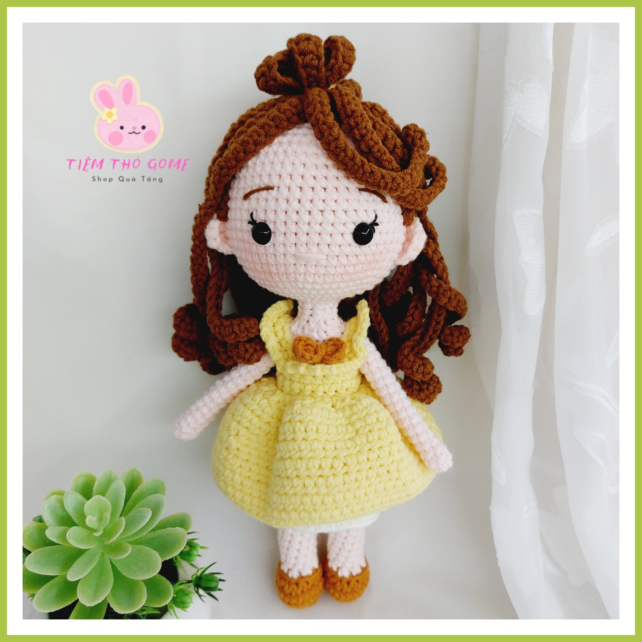 Búp bê len Handmade - Búp bê công chúa, Búp bê Belle