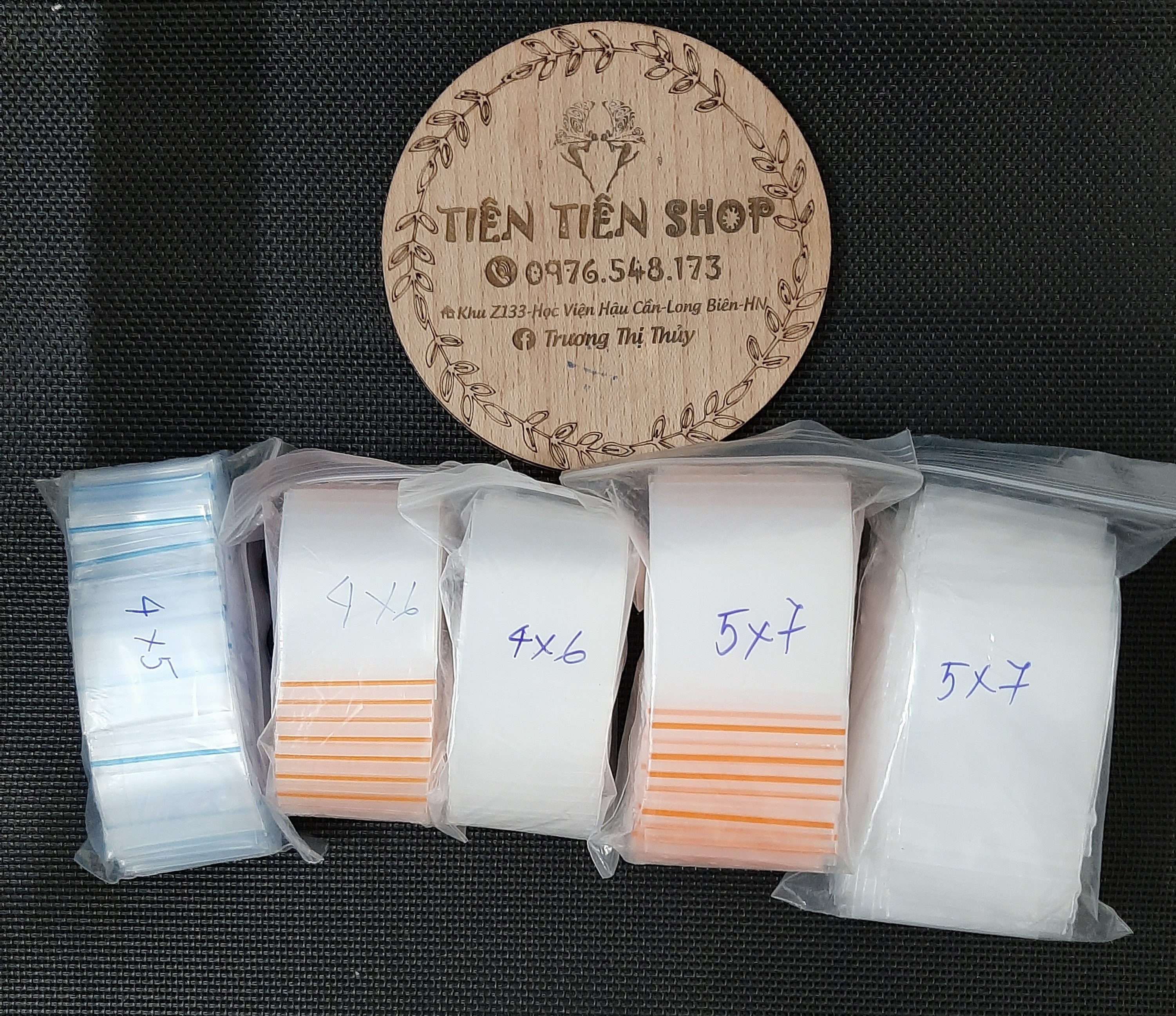 100c Túi zip mini size to hàng dầy đẹp