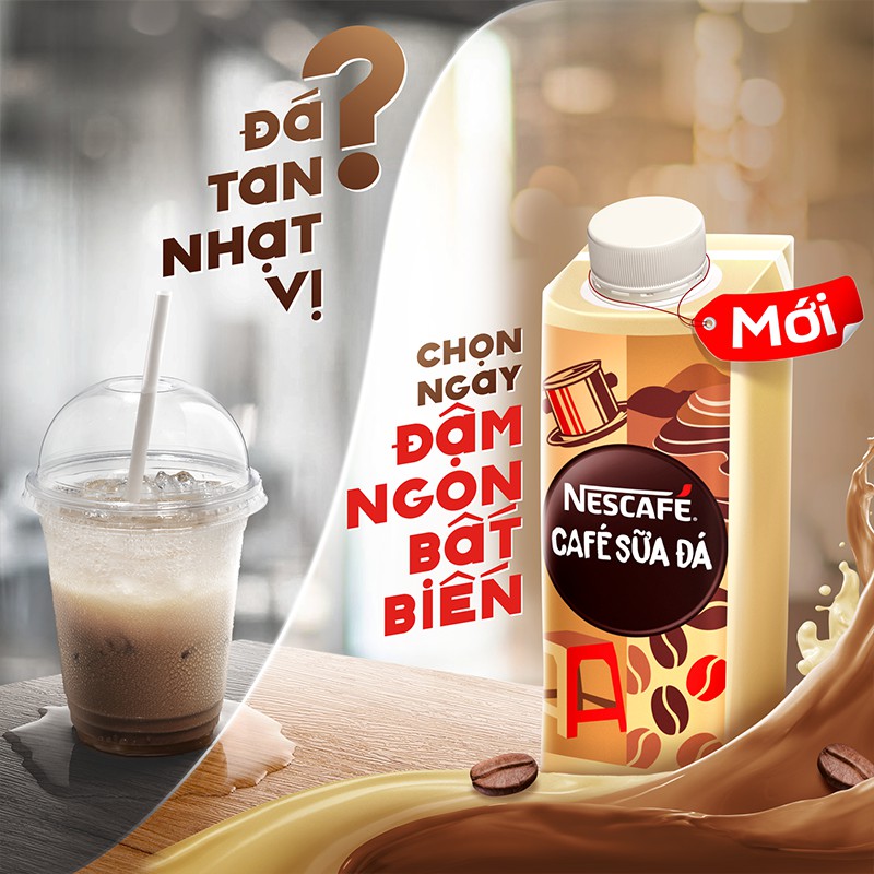 Cà phê uống liền Nestlé Nescafé Sữa Đá