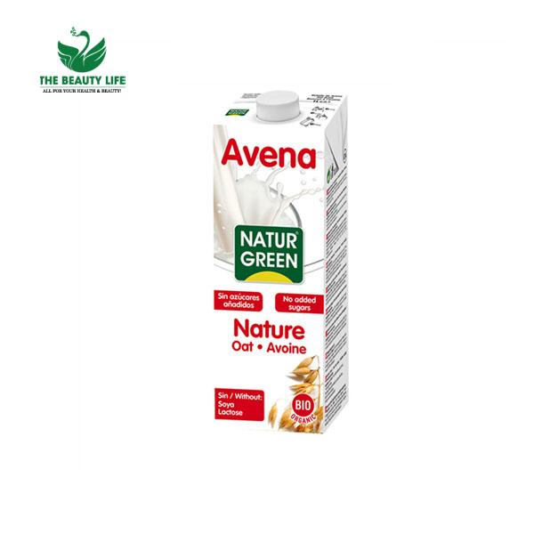 Sữa yến mạch nguyên chất hữu cơ naturgreen 1l