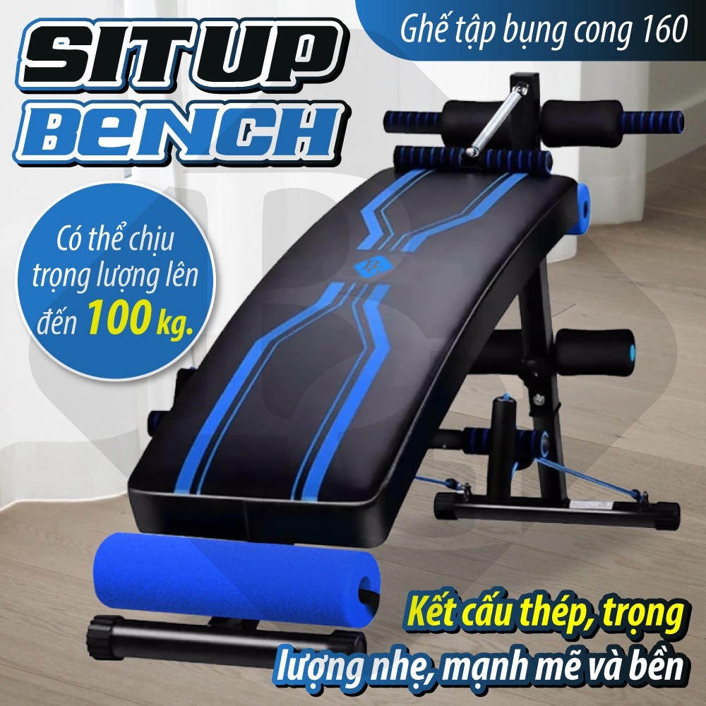 (ẢNH THẬT & VIDEO)BG - Ghế tập bụng mẫu SU-160B chuyên  giảm mỡ thừa vòng 2  mới 2024