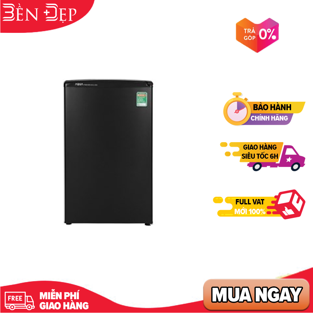 Tủ lạnh mini Aqua 90 lít AQR-D99FA(BS) Khay làm bằng kính chịu lực (Giao hàng toàn quốc, HCM &amp;các tỉnh yêu cầu thanh toán trước trên ứng dụng)