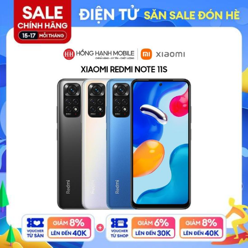 Điện thoại xiaomi redmi note 11s 8gb/128gb - hàng chính hãng