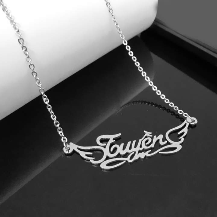 [Tặng hộp quà xinh] DÂY CHUYỀN INOX TÊN TUYỀN, VÒNG CỔ CHỮ TUYỀN - Sáng đẹp, không đen, không rỉ (Chất liệu inox cao cấp)