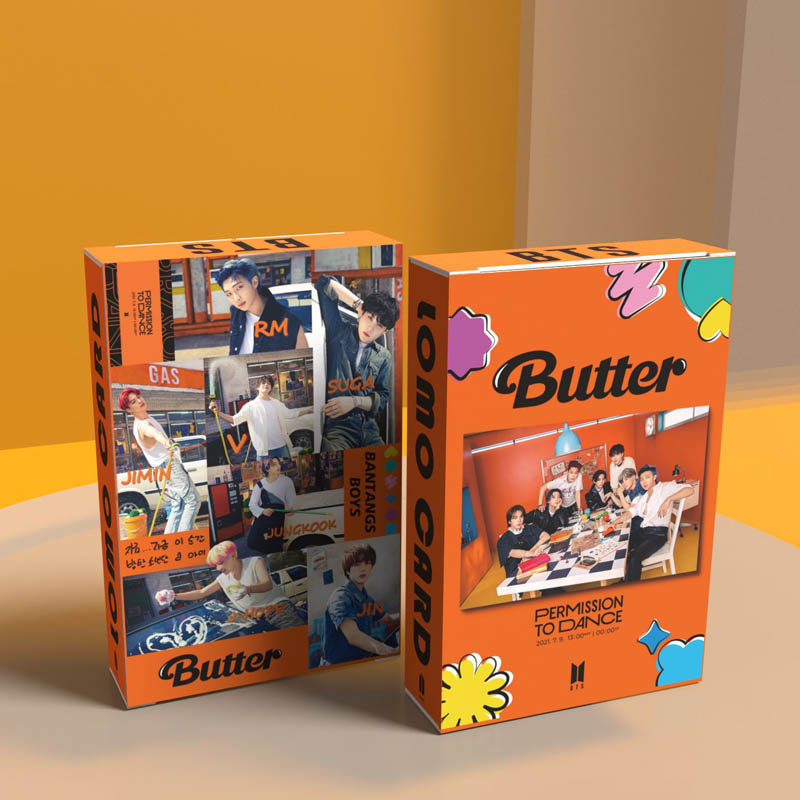 Card BTS lomo card blackpink Bộ 55 Thẻ Hình Nhóm Nhạc bts 2022 Butter Series bts photocard