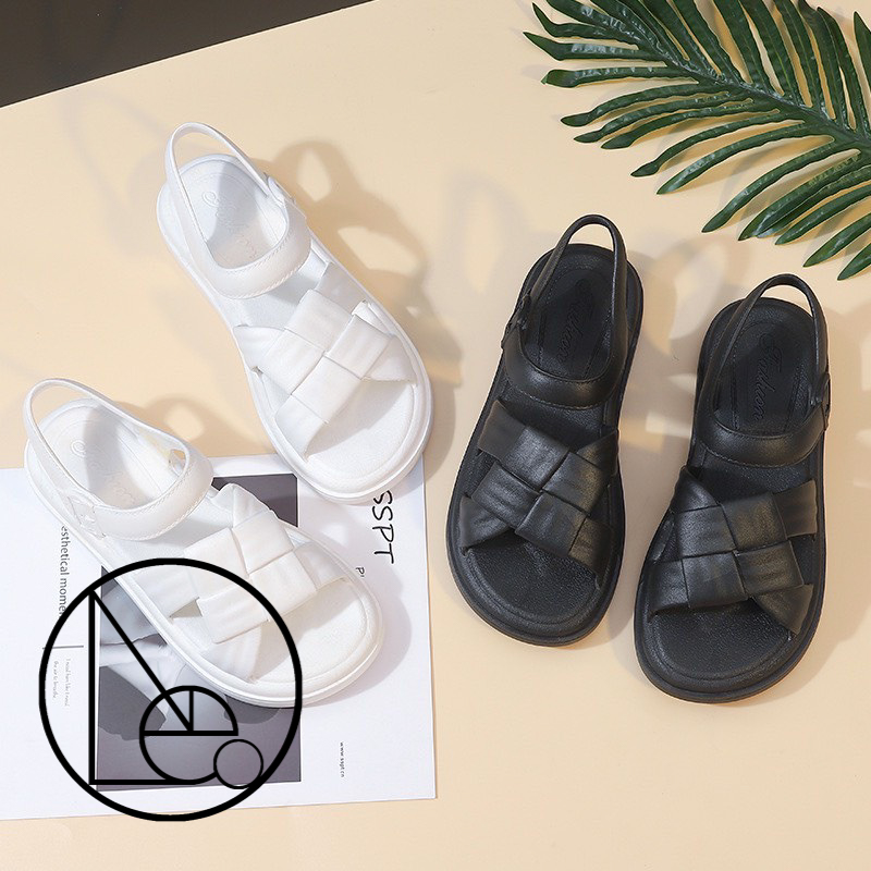 Dép sandal nữ quai đan đế êm cực ôm chân, cá tính cực xinh