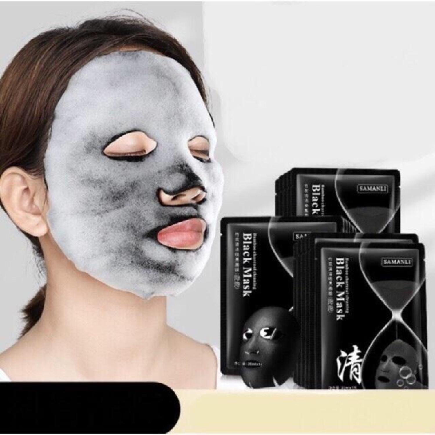 Mặt nạ sủi bọt thải độc detox da samanli black mask