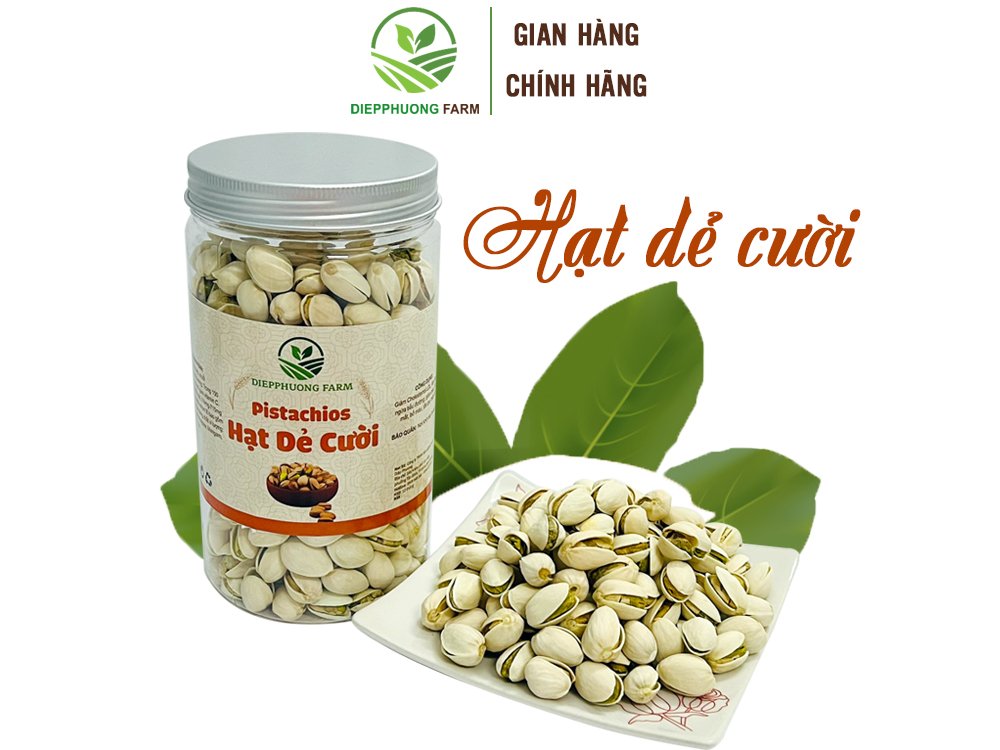 500gram hạt dẻ cười nâu không tẩy nhập khẩu trực tiếp tại mỹ