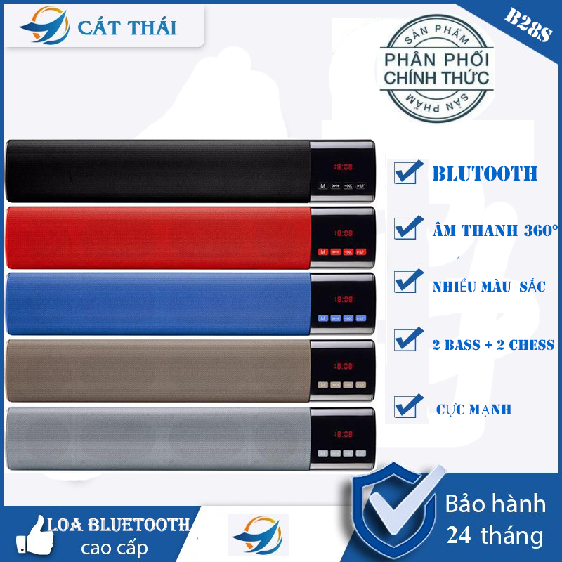 Loa bluetooth B28s Cát Thái loa không dây loa bluetooth mini loa trong nhà loa hỗ trợ phim sống động loa ti vi loa máy tính âm thanh bass trung trầm Mã sản phẩm:B28s