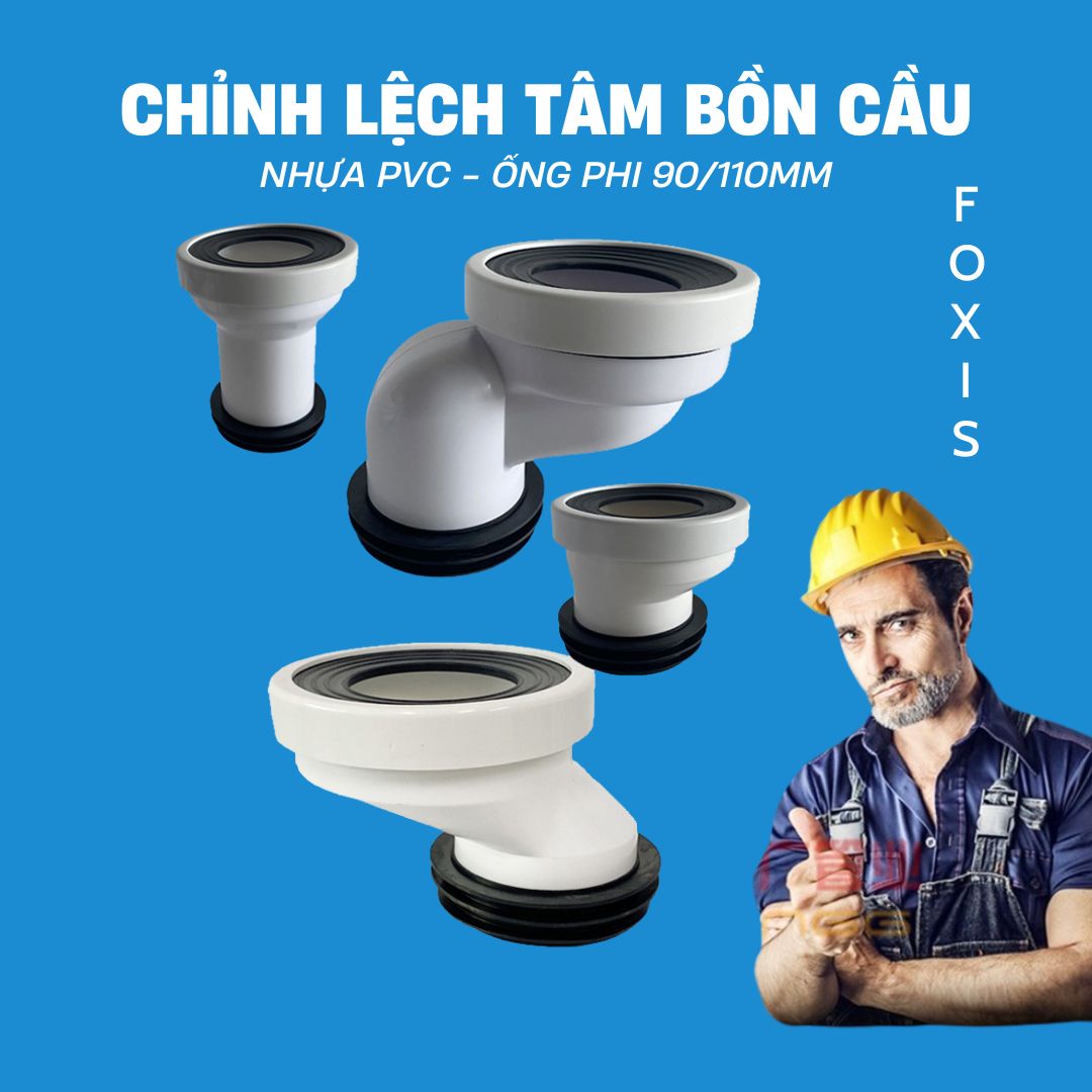 [FREESHIP] Phễu chỉnh lệch tâm bồn cầu Moonoah CT10, Điều chỉnh lệch tâm cầu loại chỉnh lệch tâm từ 6-10cm, Ngăn mùi & chống tắc nghẽn, Phù hợp với tất cả các loại bệt trên thị trường-FOXIS