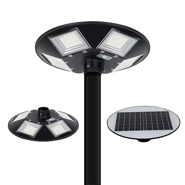 Đèn sân vườn, đèn công viên năng lượng mặt trời Jindian JD hình UFO công suất 150W, 250W, 500W, 800W, 1000W cao cấp, chống nước