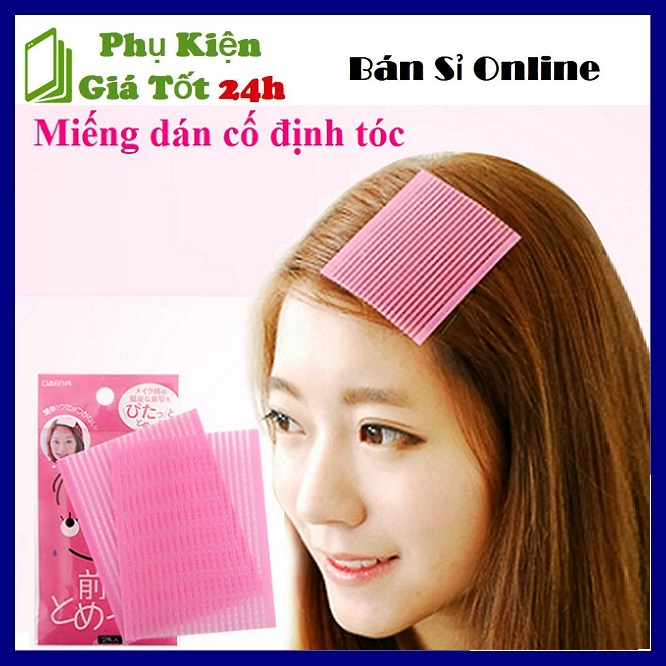 Set 2 Miếng Dán Cố Định Tóc Mái Siêu Dính Dành Cho Trang Điểm Và Rửa Mặt Tiện Lợi ( Nhiều Màu )