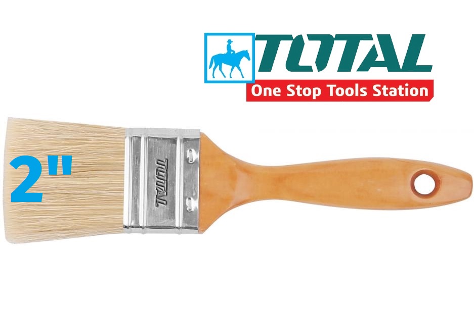 Cọ sơn cán gỗ 2inch 50mm paint brush total chính hãng tht84022