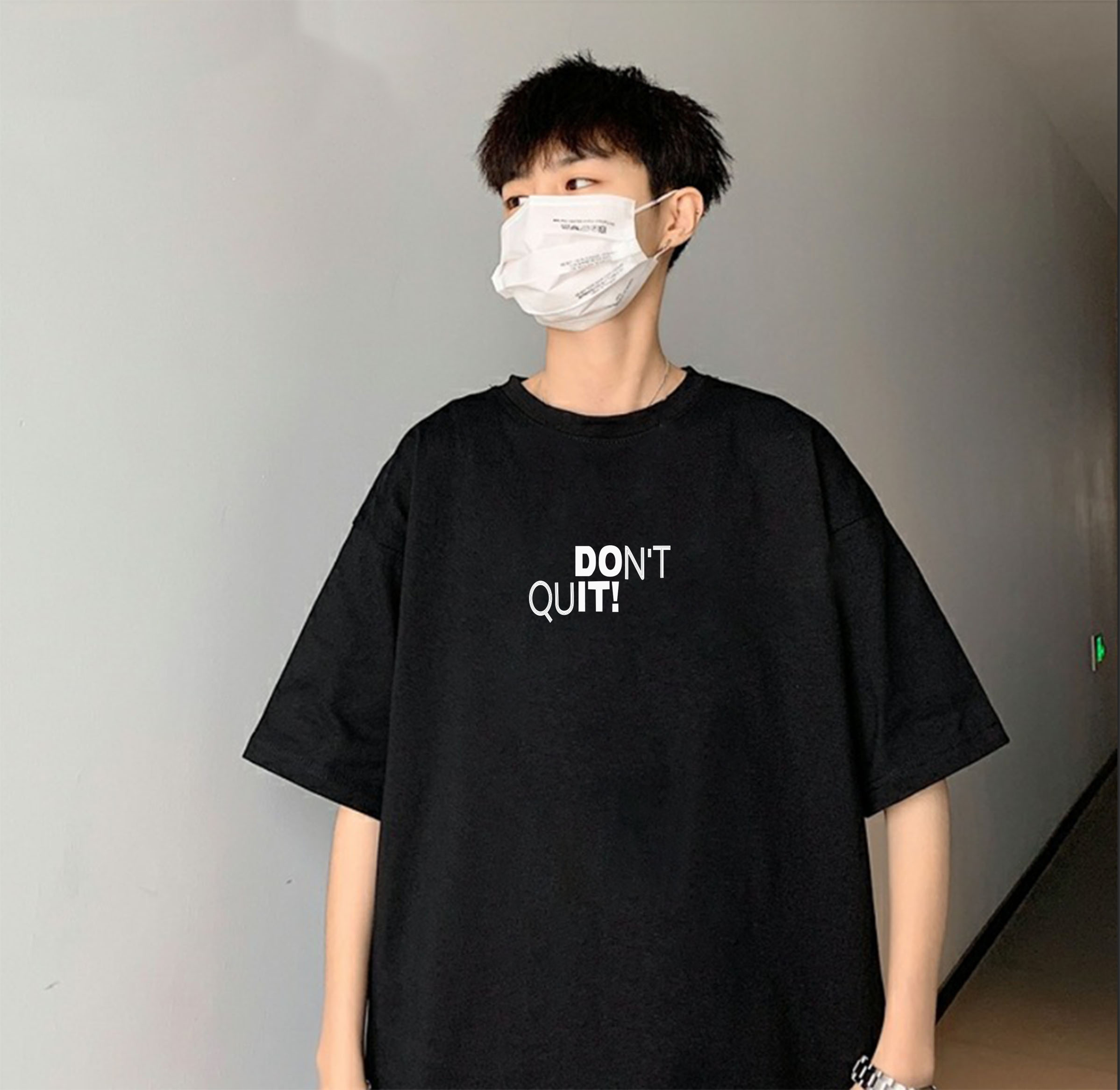 Áo thun unisex nam nữ, áo phông from rộng tay lỡ " in chữ do it " sản phẩm hot trent mùa hè 2023