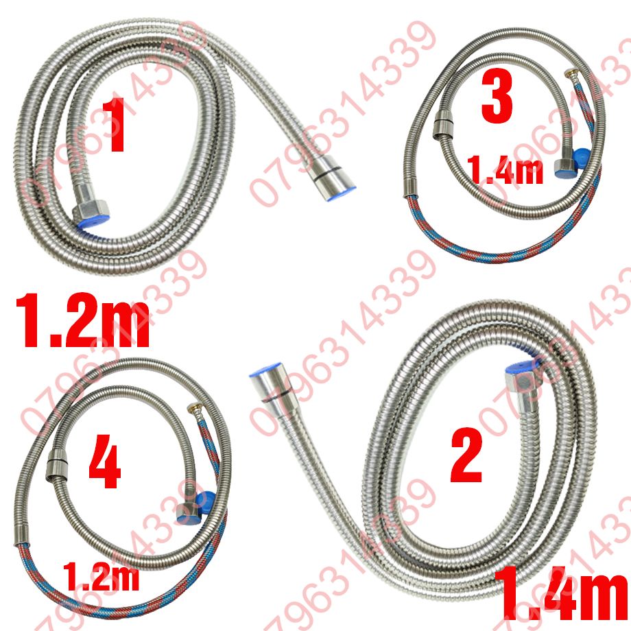Dây sen Inox 304 - Dây vòi hoa sen tắm - Dây vòi xịt vệ sinh inox 304, Dây vòi Tắm hoa sen, Dây sen tắm, Dây xịt chịu áp lực thường,LỰA CHỌN SẢN PHẨM QUA SỐ VÀ HÌNH ẢNH THỰC TẾ trong bài