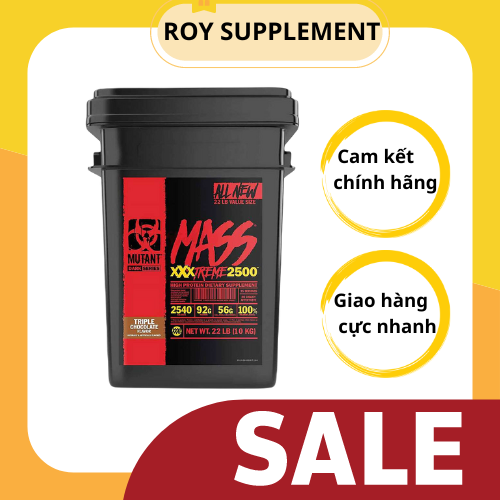 Sữa Tăng Cân Tăng Cơ Nhanh MUTANT MASS XXXTREME 2500 22lbs (10kg)