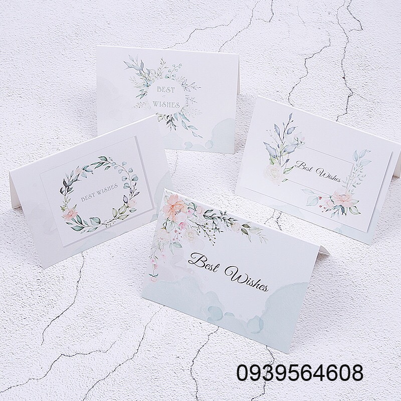 Thiệp chúc mừng, Thiệp ghi lời chúc đẹp sang trọng