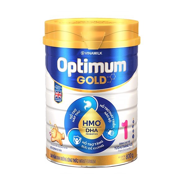 Hộp sữa bột optimum gold 1 800g