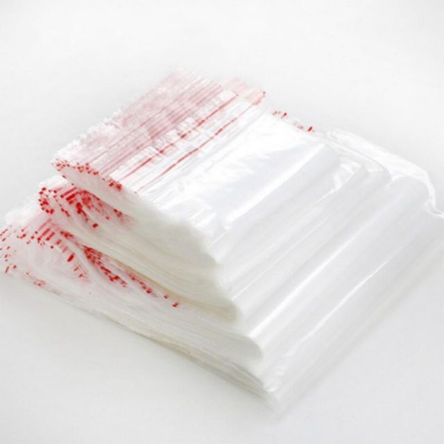 500g túi zíp-zipp viền đỏ loại dày