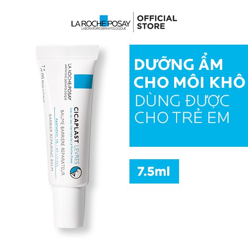 [HCM]Kem Dưỡng Phục Hồi Độ Ẩm Và Bảo Vệ Môi La Roche Posay Cicaplast Lips 7.5ml