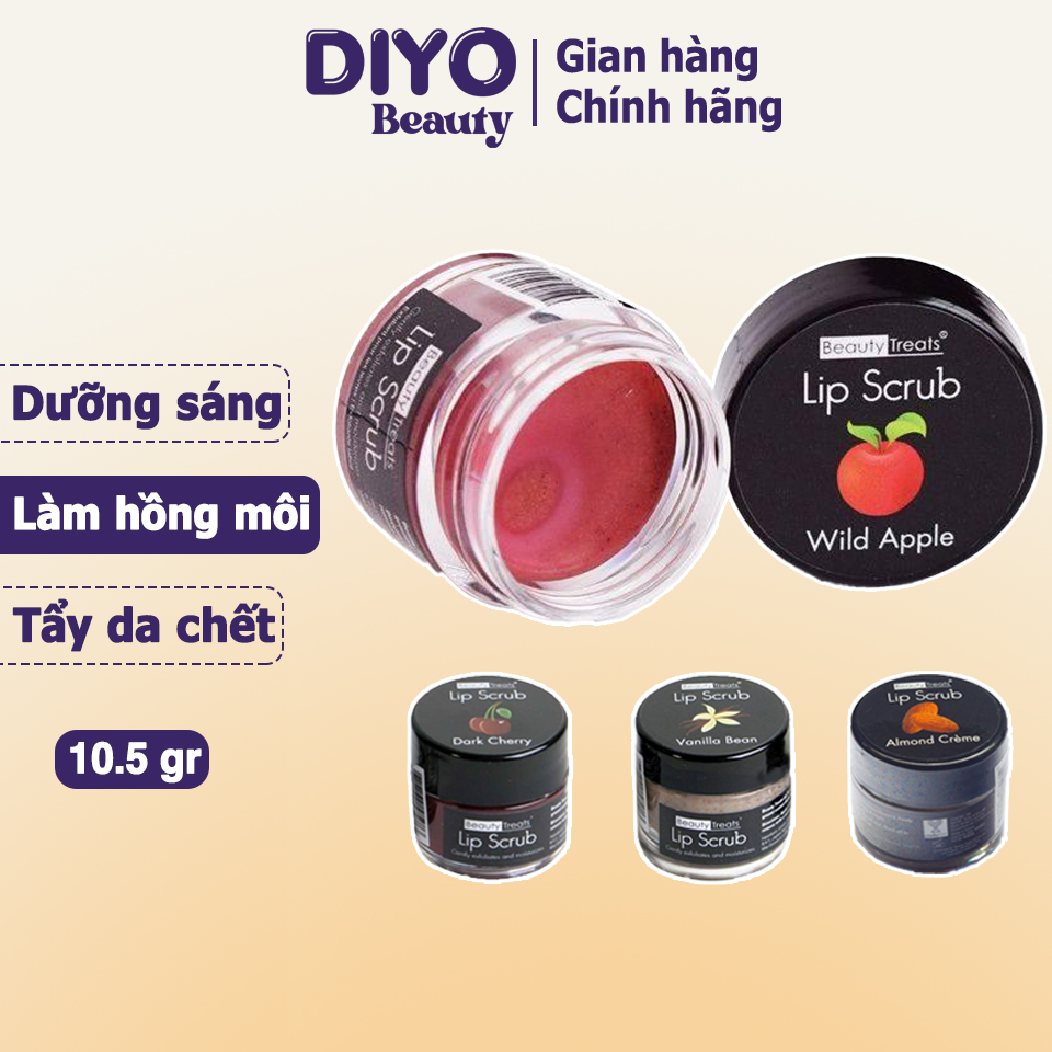 Tẩy da chết môi Beauty Treats Lip Scrub chính hãng 10.5g