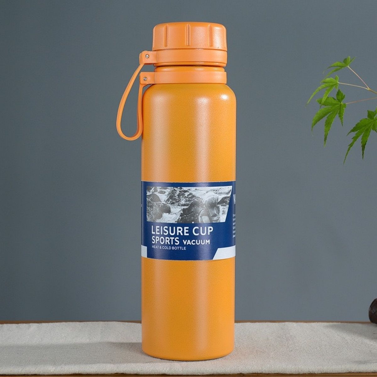 Bình giữ nhiệt inox 316 Cao Cấp VANCUM dung tích 1000ml, Giữ nhiệt 24 tiếng, Có quai xách đế cao su chống trượt, BH 6 Tháng