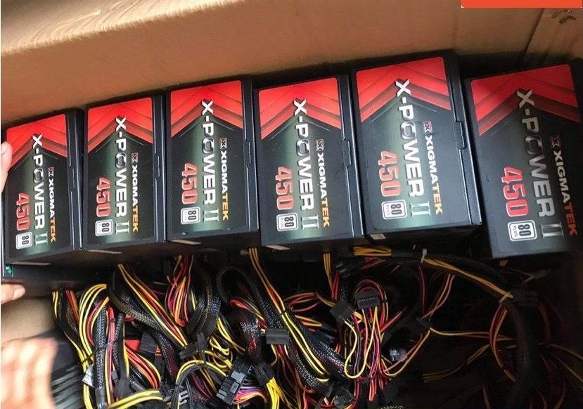 Nguồn máy tính 400w 450w 500w 550w 600w 700w 750w  công suất thực có chân nguồn 8pin cho CPU, có nguồn phụ 6pin 8pin chạy vga khủng