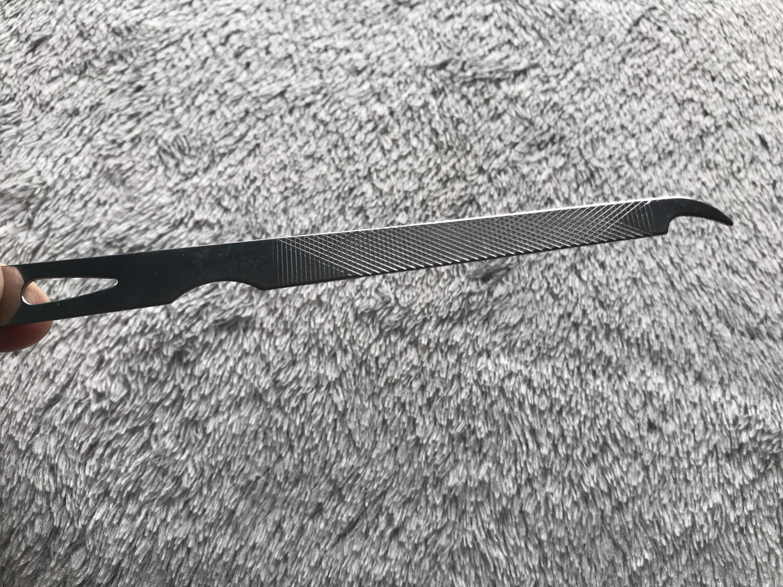 Dũa Móng Tay Móng Chân Kèm Móc Khóe Móng Tay Móng Chân Inox Cao Cấp Không Gỉ Nghĩa (Cong)