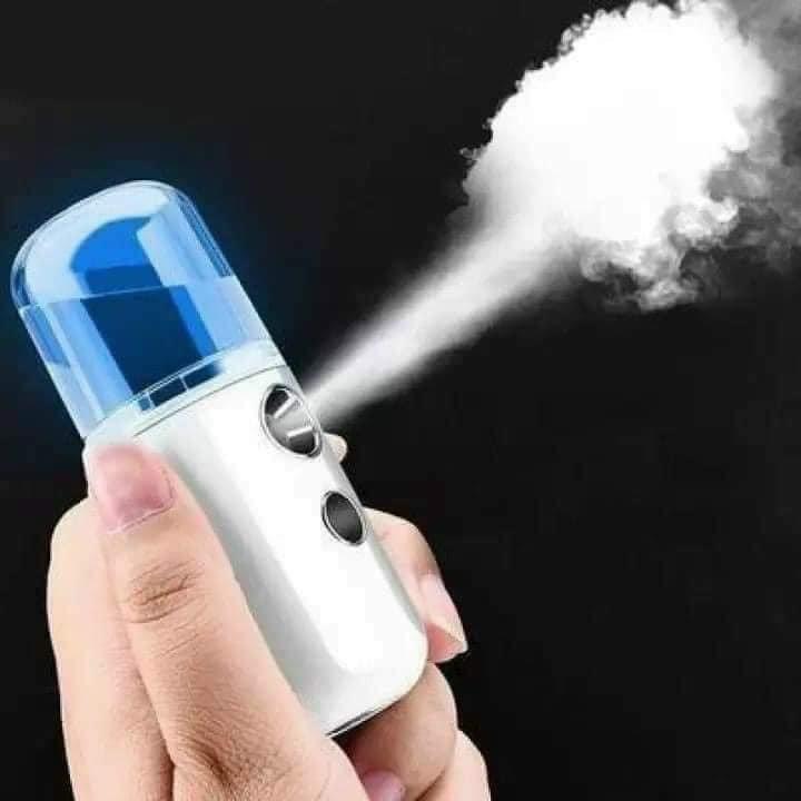 Máy xông mini cầm tay tiện lợi,máy phun sương xông hơi mặt nano mini cầm tay