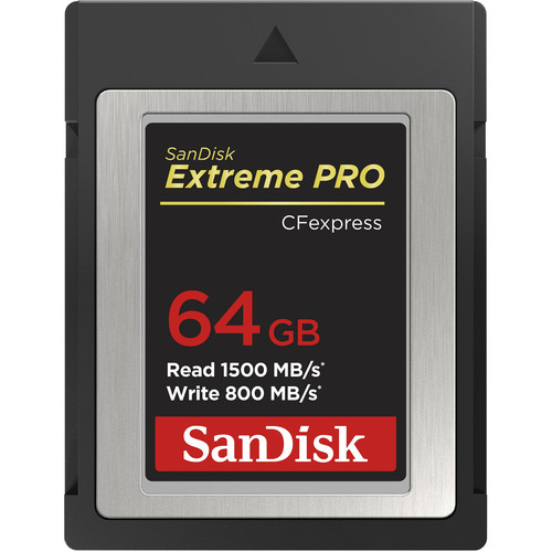 Sandisk 64gb extreme pro cfexpress card type b