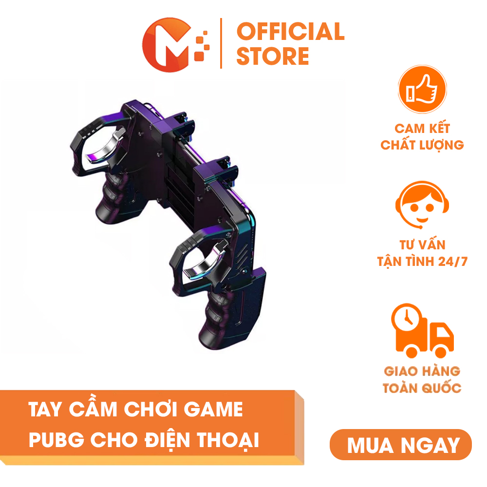 Tay Cầm Chơi Game PUBG Cho Điện Thoại Gamepad Chơi Bắn Súng Bắn Gà tay cầm chơi game free fire tay cầm chơi game bắn súng, tay cầm chơi game bắn gà tay cầm gamepad win cho điện thoại gamepad cho iphone android - Mikatek