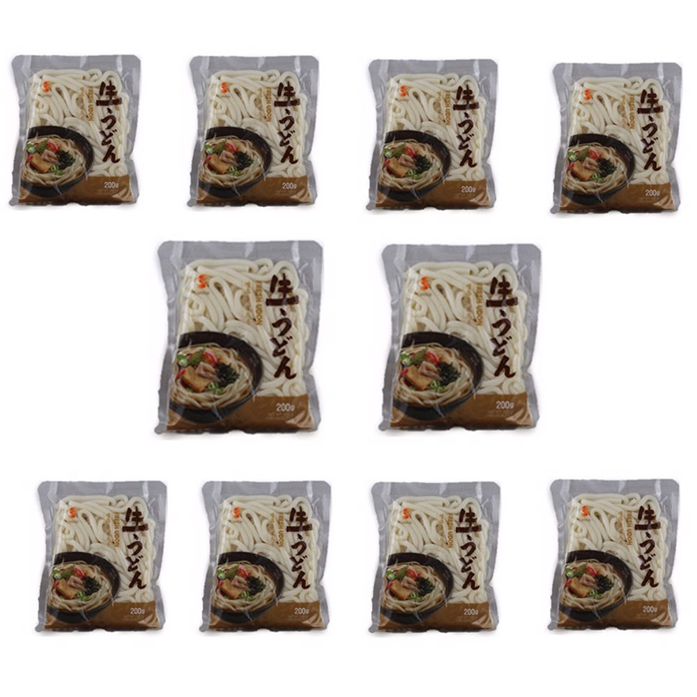 Combo 10 gói mì udon tươi - mì fresh udon 삼립) 후레쉬 우동 200g