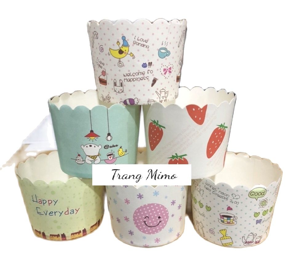 Giấy lót cupcake cứng tròn