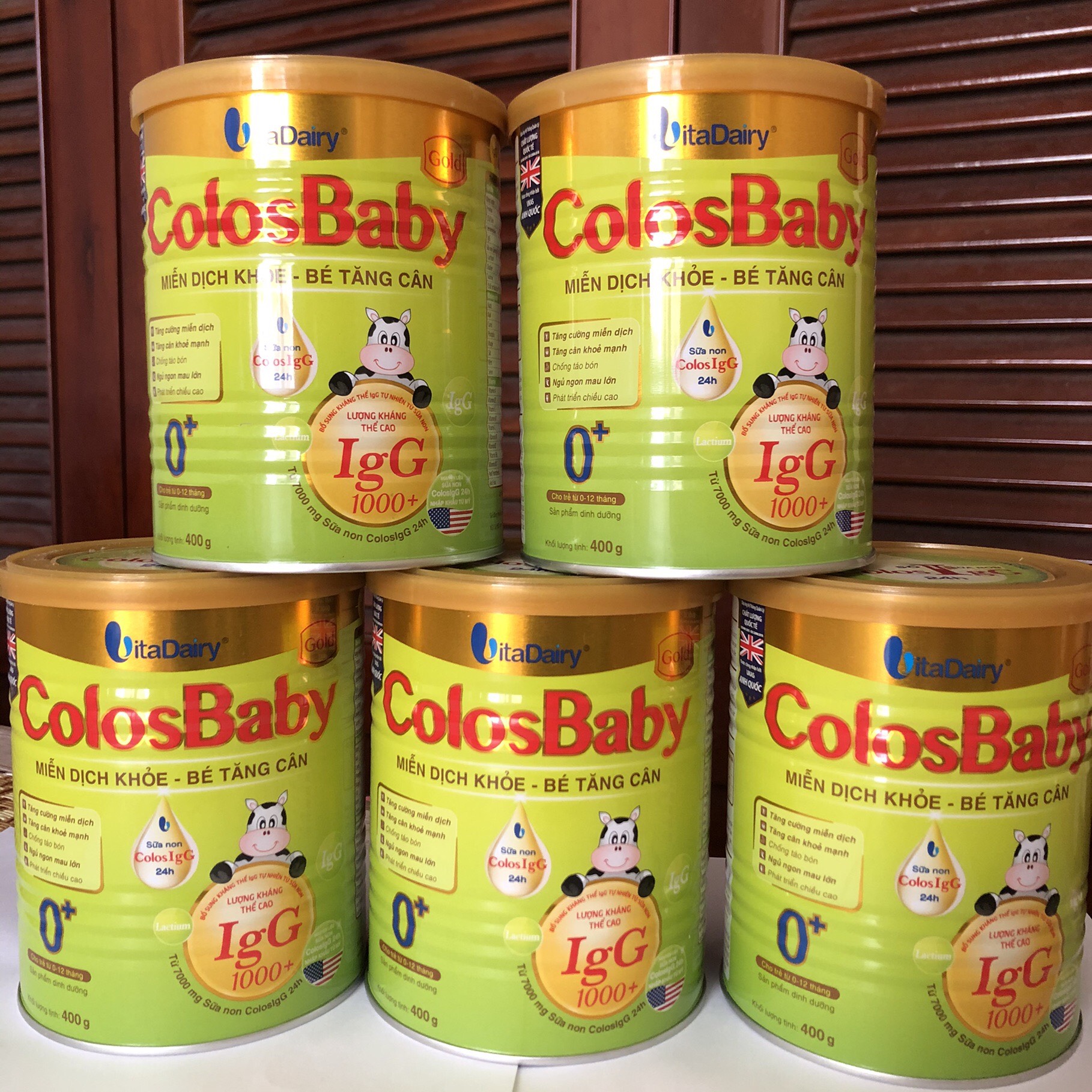 Sữa colosbaby gold 0+ 400g - miễn dịch khoẻ, bé tăng cân