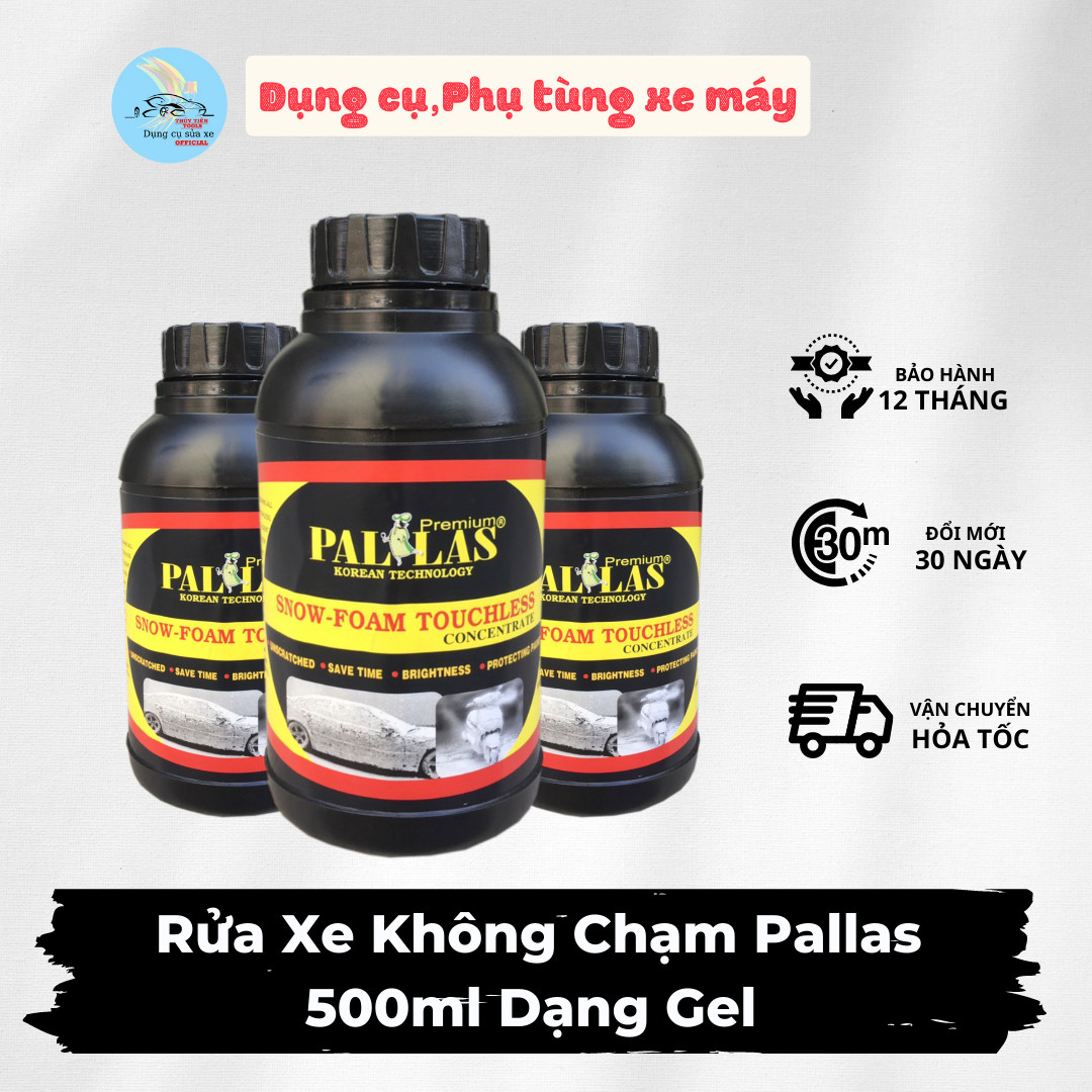 Gel Rửa xe không chạm 500ml.Thương Hiệu PALLAS
