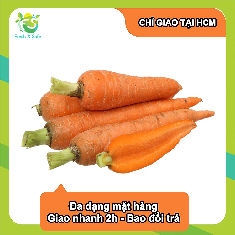 [Chỉ Giao HCM] Cà rốt/ Carrot (Wholesale) - 3kg (sỉ)